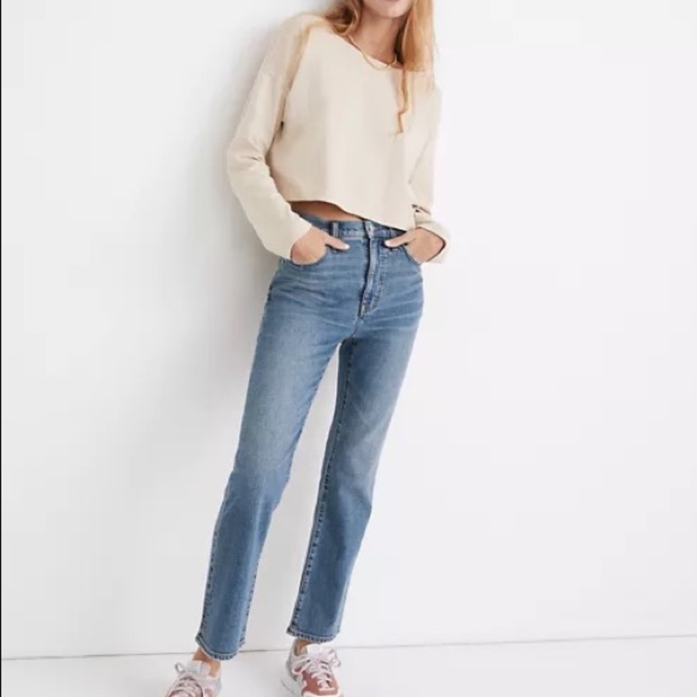 MADEWELL Slim Demi-Boot Jeans Enright Wash